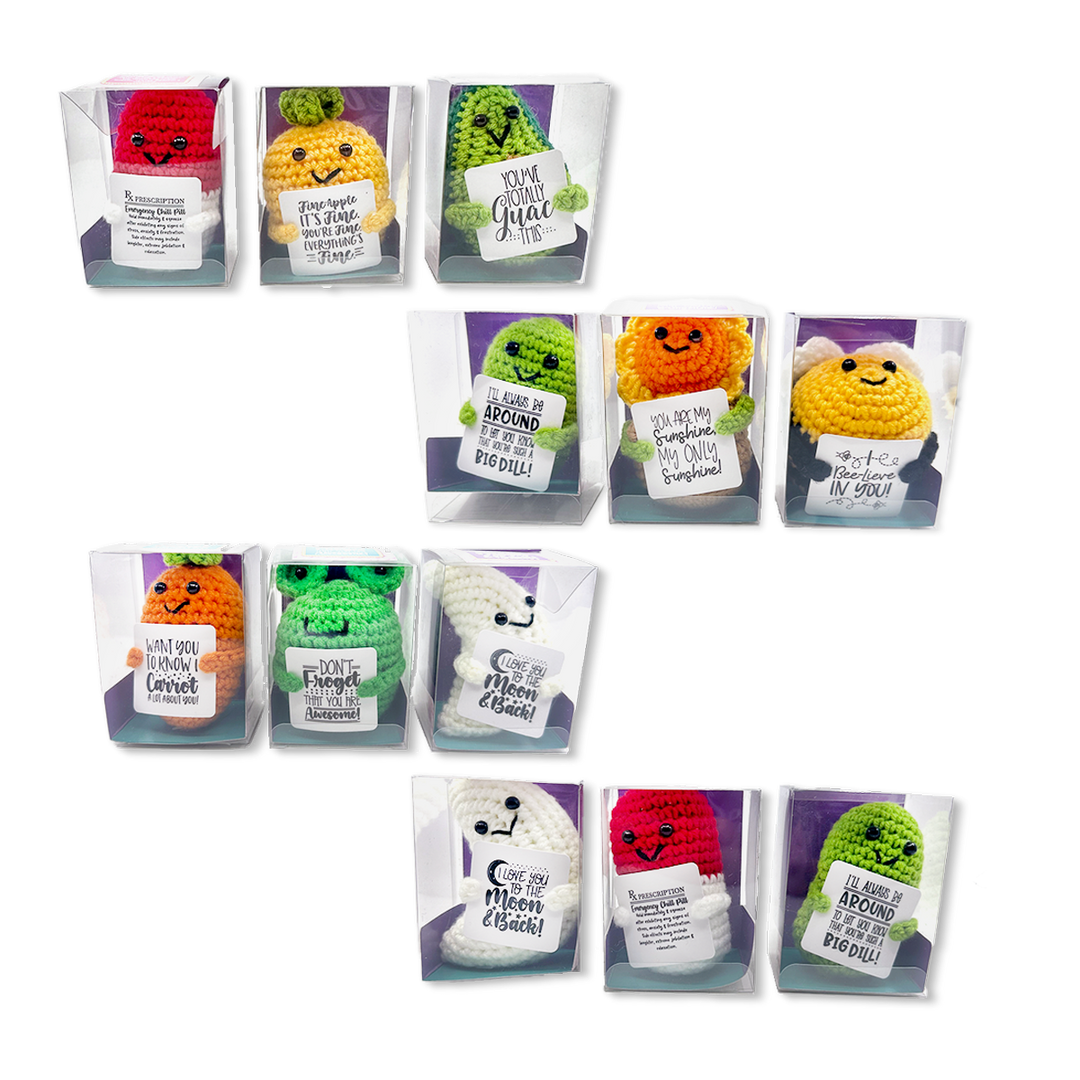 Emotional Support Crochet Plush Pals Boxed
