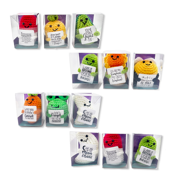 Emotional Support Crochet Plush Pals Boxed