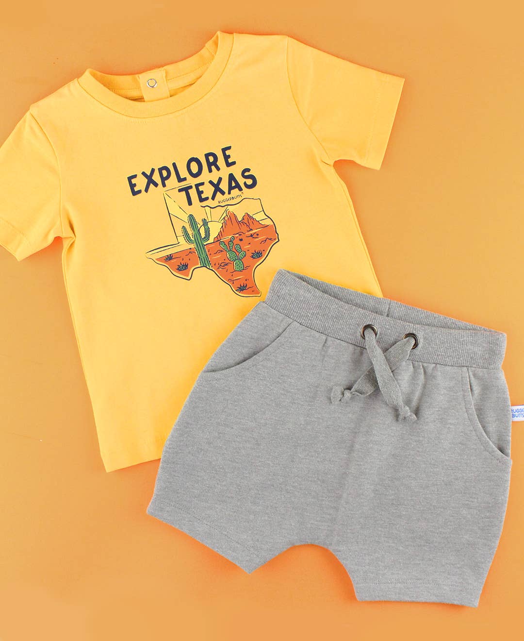 Boys Heather Gray Jogger Shorts