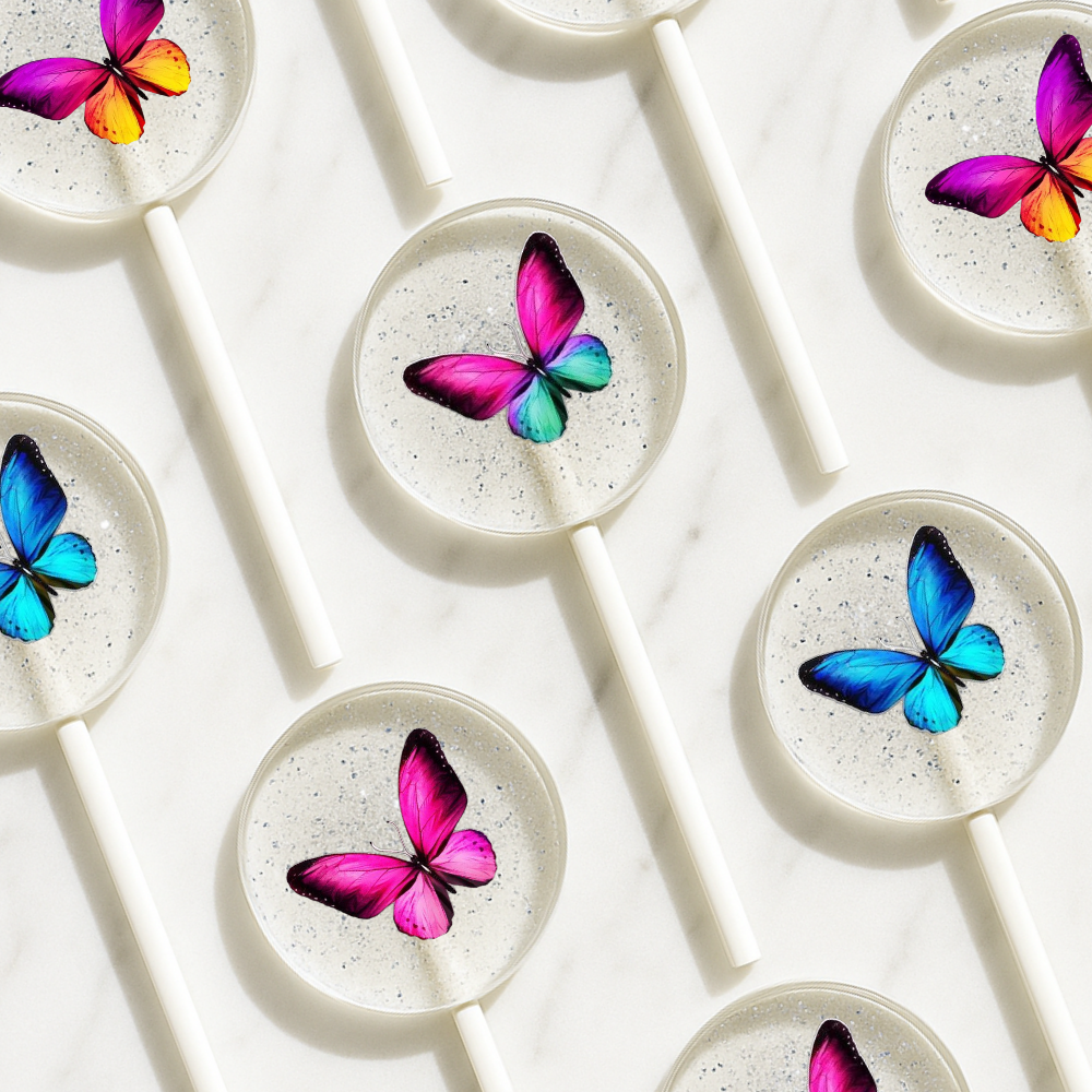Butterfly Lollipops, Wholesale Assorted Butterflies