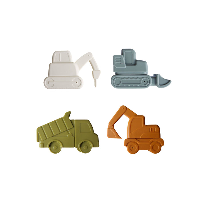 Juego de juguetes de baño de silicona sin moho para construcción