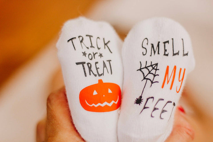 Truco o trato: Huele mis pies | Ropa de bebé para Halloween