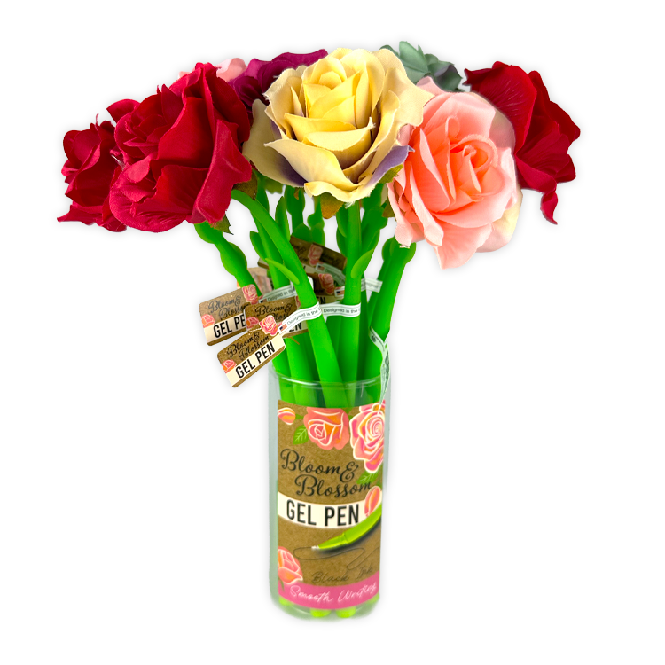 Bloom and Blossom Rose Gel Pen Assortment