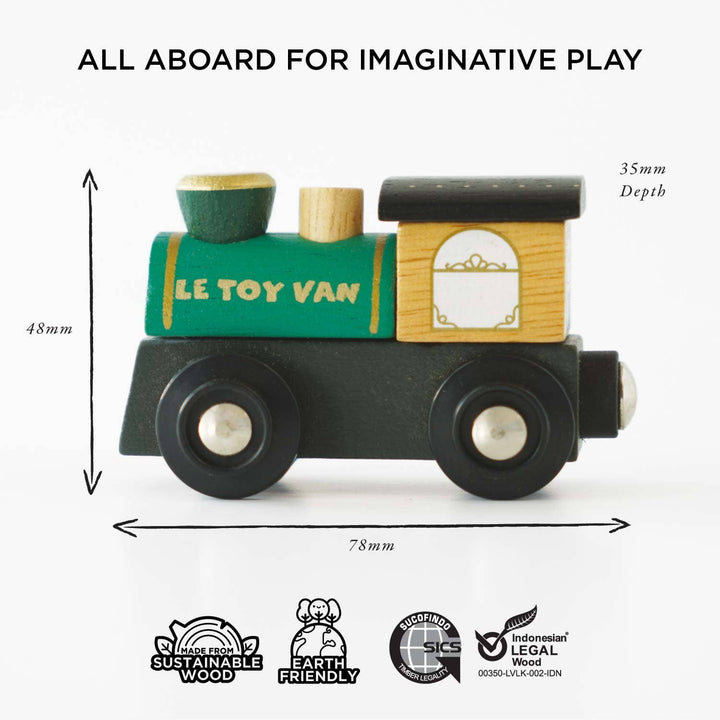Great Green Train &amp; Goods Wagons