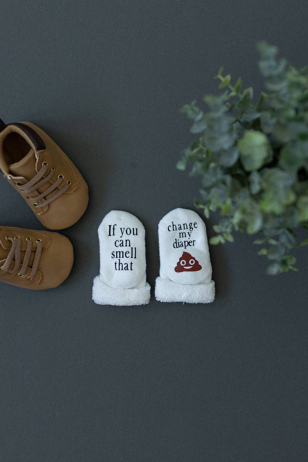 If You can Smell that Change my Diaper Baby Socks