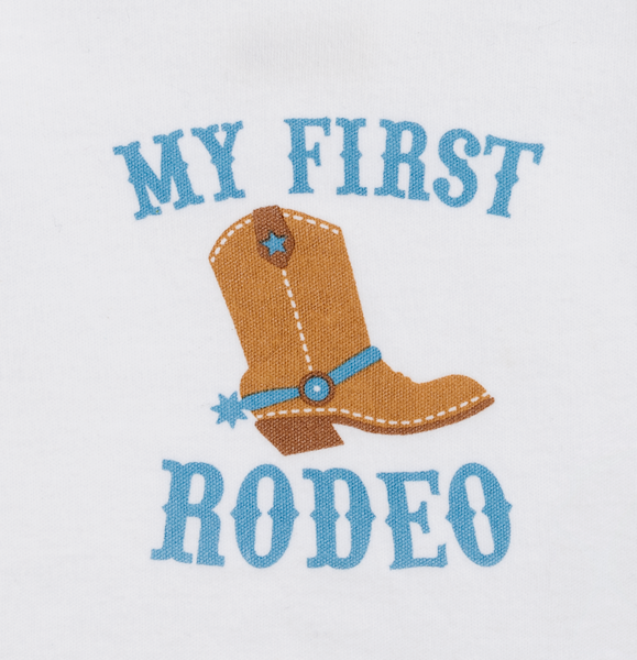 Rodeo Diaper Shirt Blue