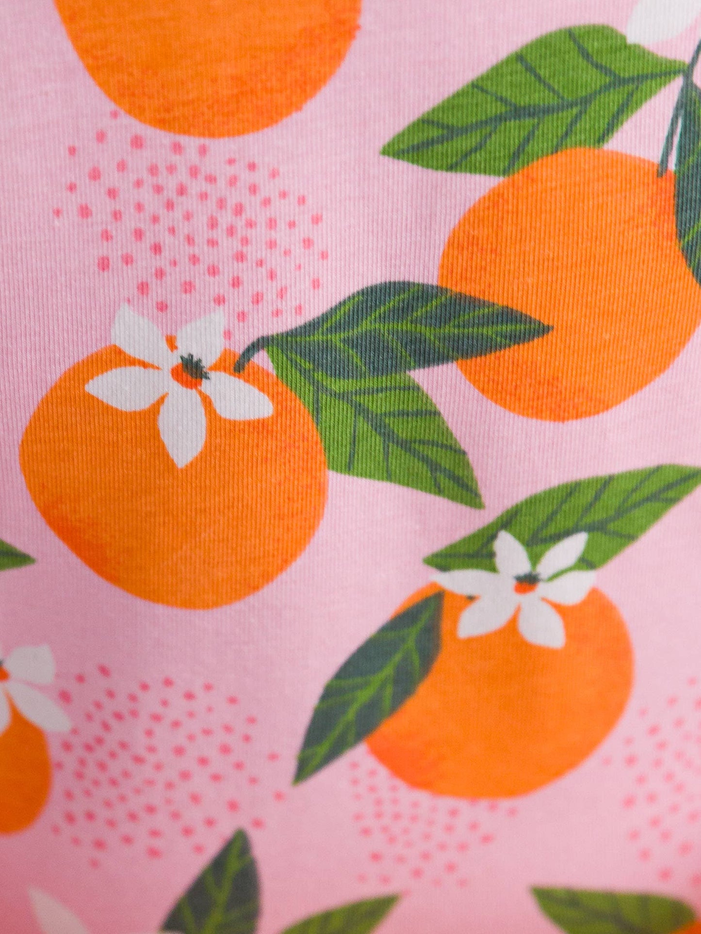 Baby Girls Orange You The Sweetest Tank Waterfall Romper