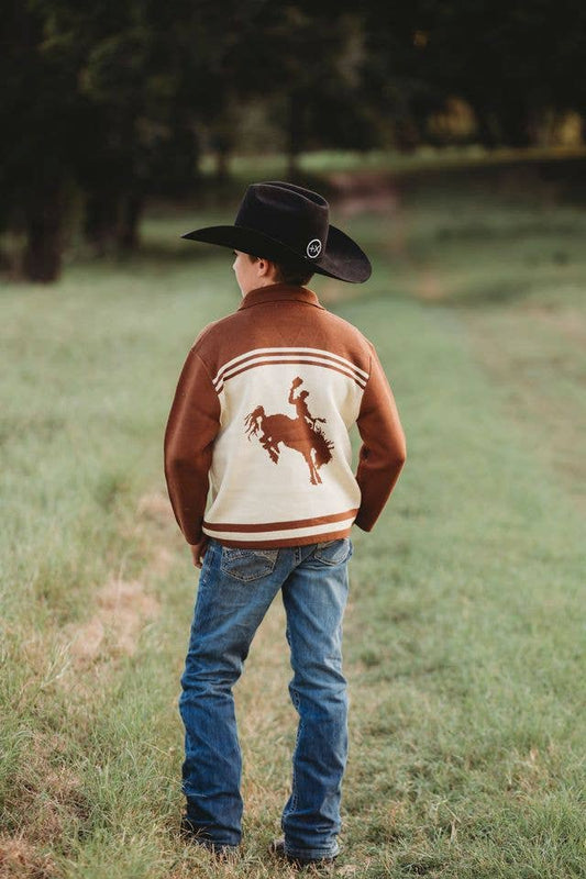 YOUTH Bucking Horse Sweater