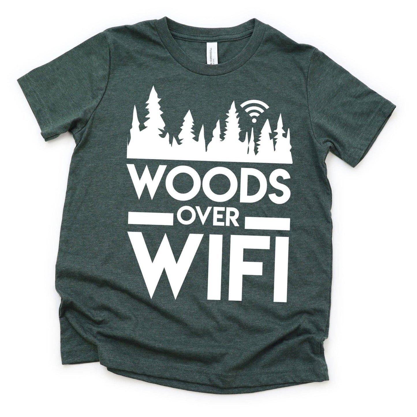 Woods Over Wifi Youth T-shirt 037