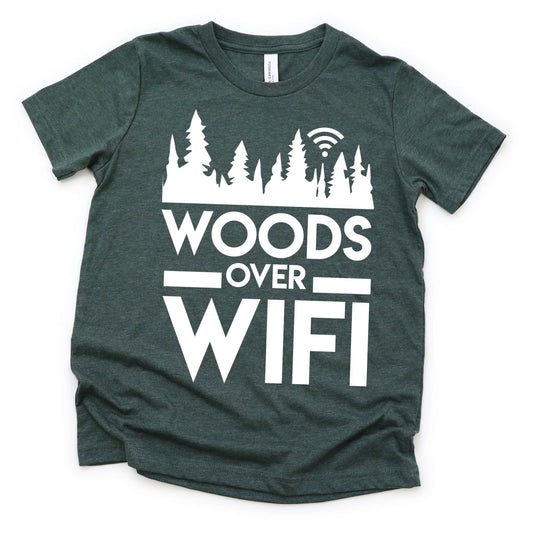 Woods Over Wifi Youth T-shirt 037