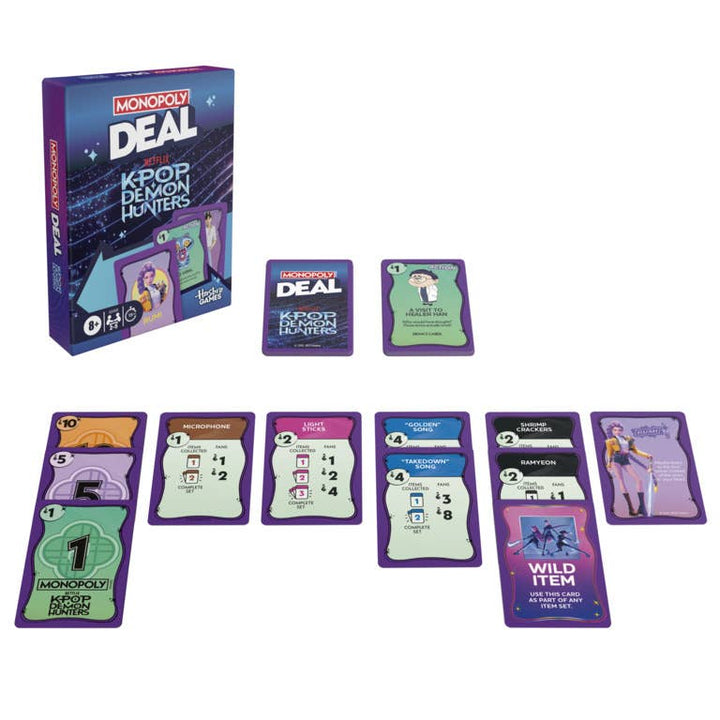 Monopoly Deal: KPop Demon Hunters Card Game