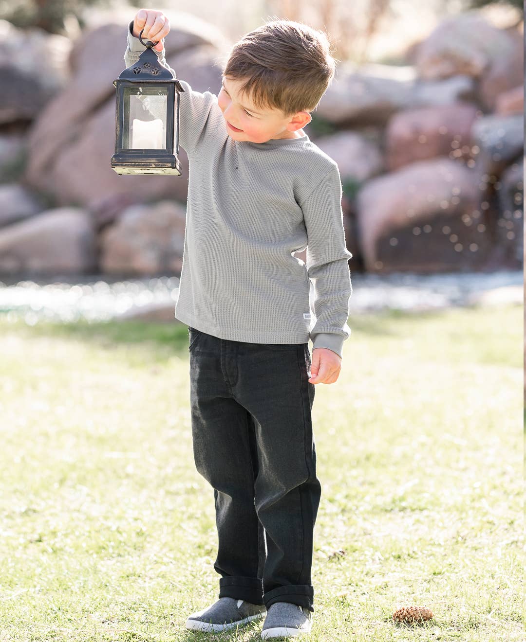 Boys Black Wash Denim Denim Jeans