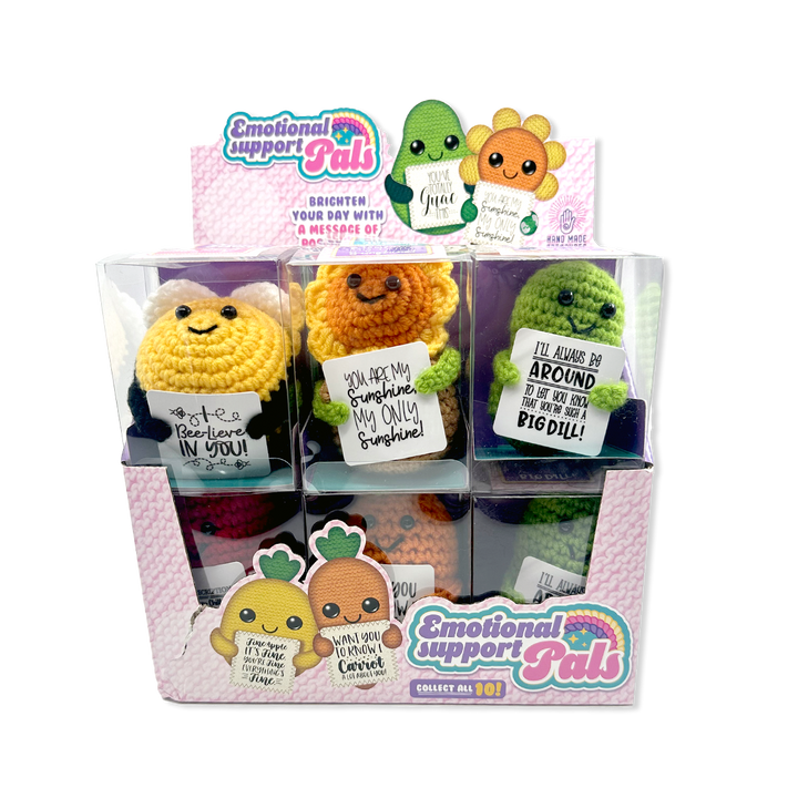 Emotional Support Crochet Plush Pals Boxed