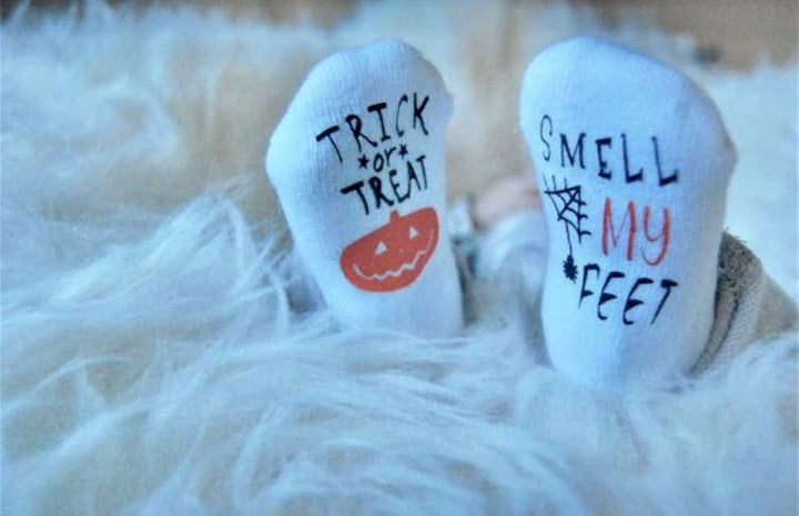 Truco o trato: Huele mis pies | Ropa de bebé para Halloween