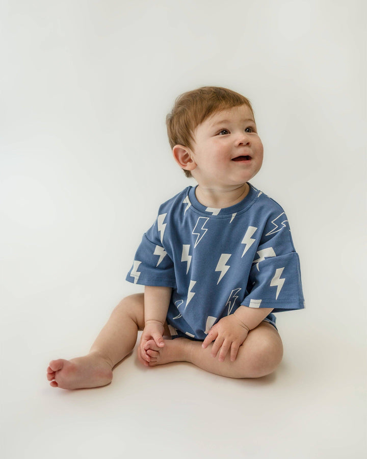 Shorts Set | Blue Bolts
