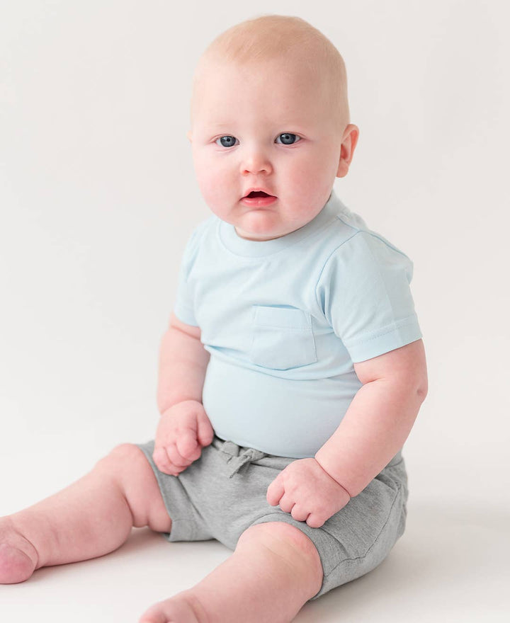 Boys Heather Gray Jogger Shorts