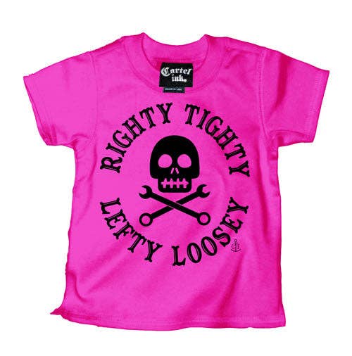 Camiseta Infantil "A la derecha aprieta, a la izquierda afloja"