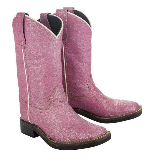 TuffRider Children's Pink Glitter Western Boot