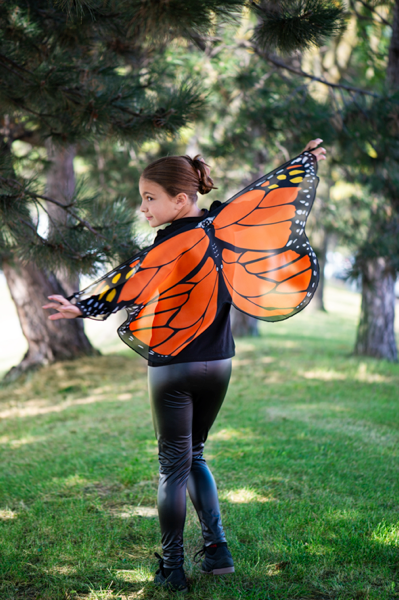 Kids Monarch Butterfly Costume Cape