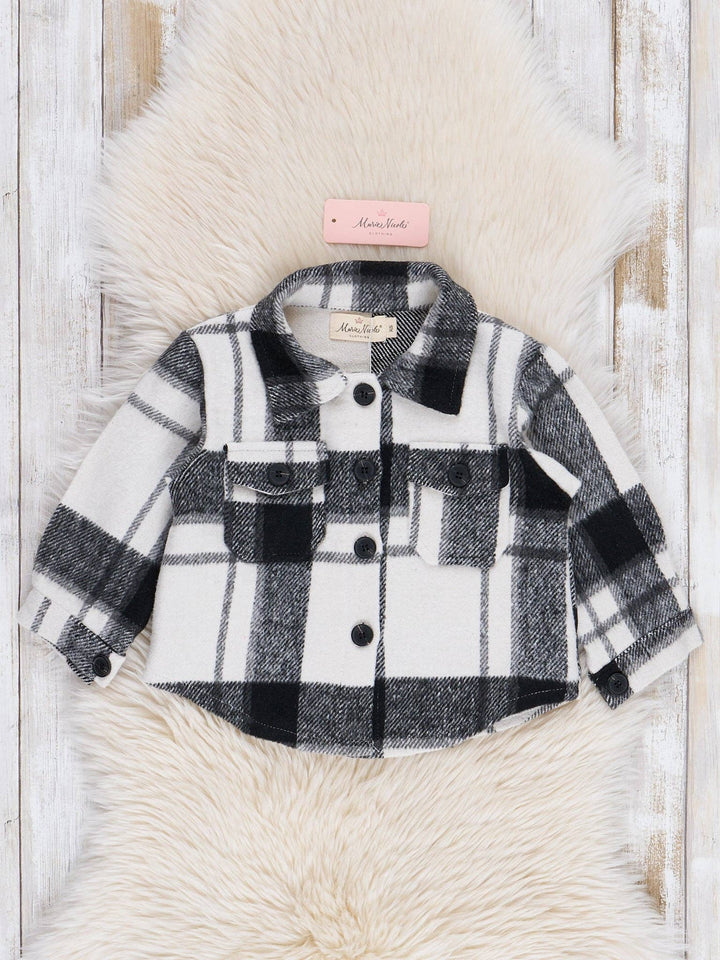 Mom &amp; Me Charcoal Plaid Flannel