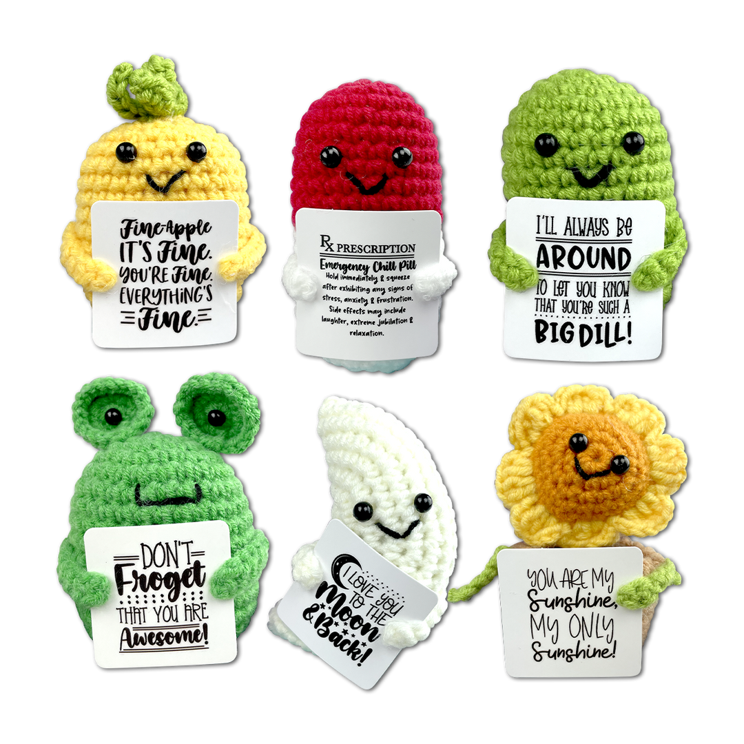 Emotional Support Crochet Plush Pals Boxed