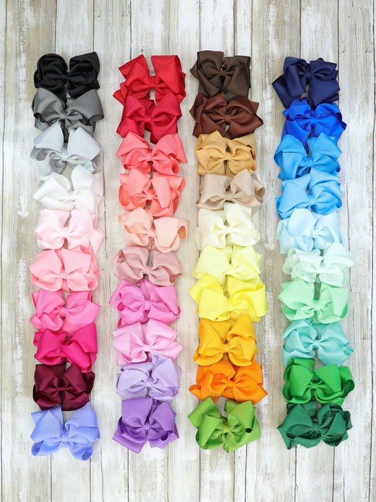 Double Layer Bows 5 Inch - 40 Piece Bundle