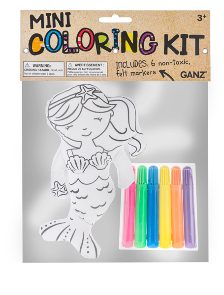 Mini Coloring Kit - Mermaid