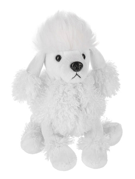 🐩 White Poodle 8.5" Plush by Ganz