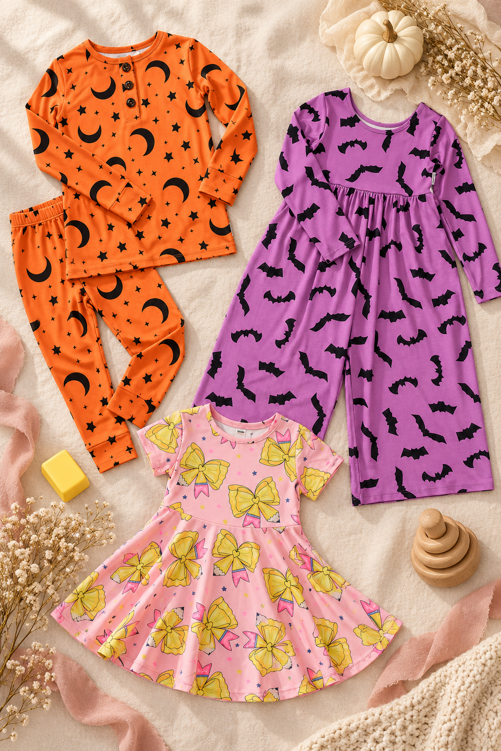 September Bundle Deals clothing and toy flat lay