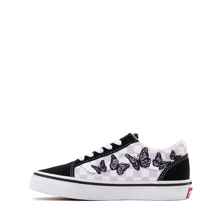 Vans Old Skool Butterflies Skate Shoe - Little Kid - Black / Lilac Mist